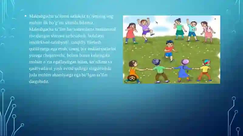 O’yinning bolalar faoliyatidagi o’rni. o’yin bolalarga ta’lim tarbiya berishning metod va usuli 4