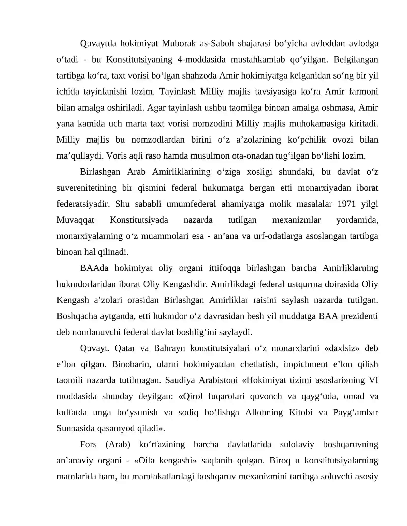 Islom huquqi va musulmon davlatlari 4