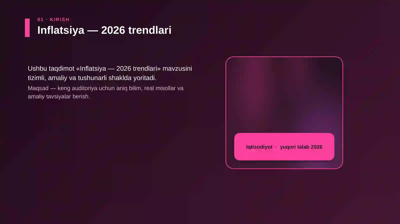 Inflatsiya — 2026 trendlari 4