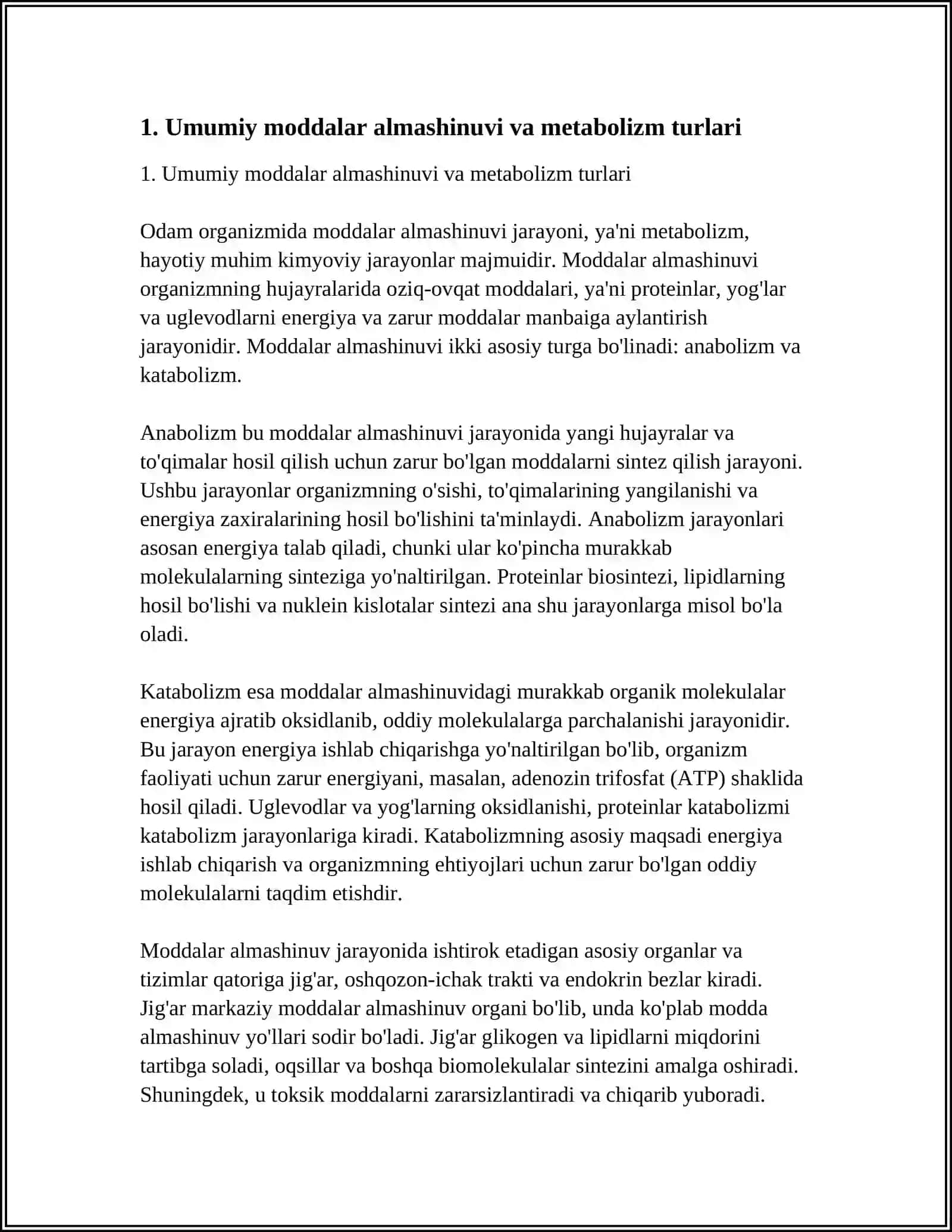 ODOM ORGANIZMIDA MADDALAR ALMASHINUVI JARAYONINING BIOKIMYOSI 4