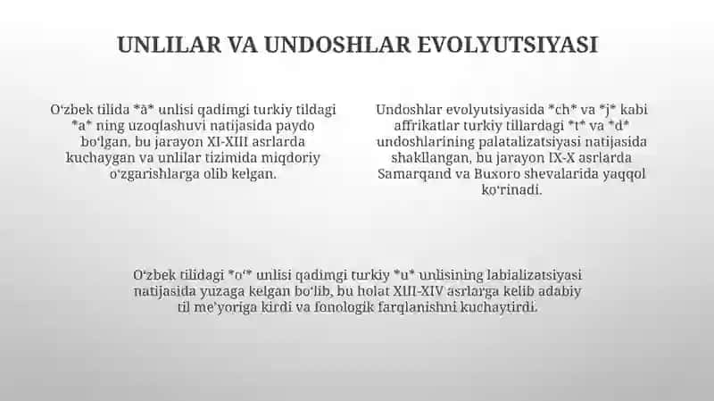 Oʻzbek tili tarixi fonetikasi 4