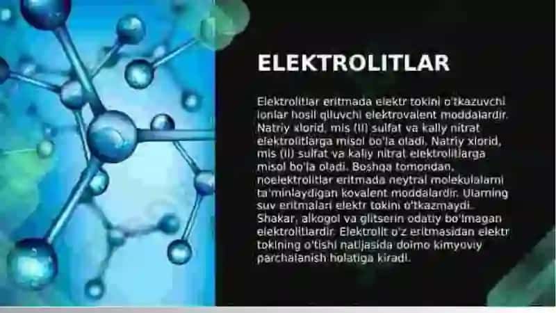 Elektr toki turli muhitlarda 4