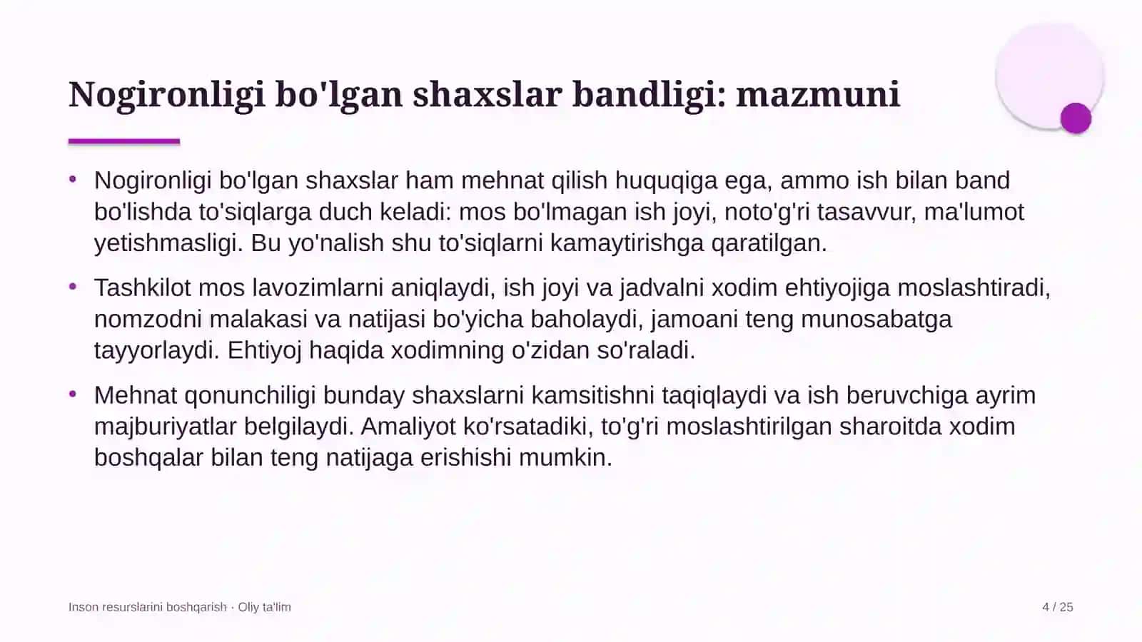 bolalar musiqa va san'at maktablarida nogironligi bo'lgan shaxslarni ish bilan ta'minlash 5020 4