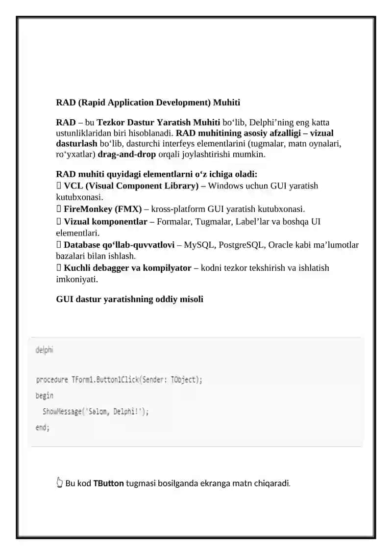 Delphi Dasturlash Tili 4