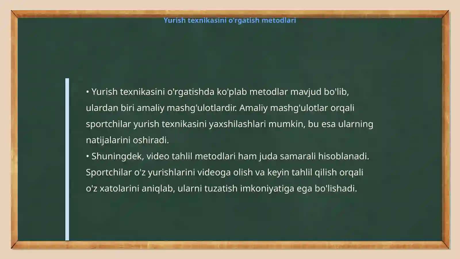 Sportcha yurish texnikasini oʻrgatishni takomillashtirish 4