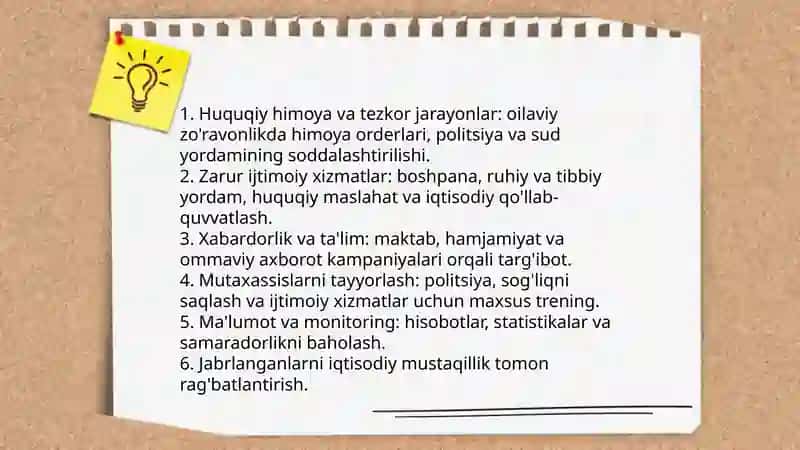 Jamoaviy birlik va zo'ravonlikning oldini olish 4