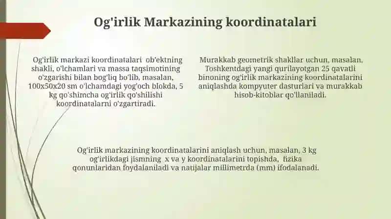 Ogʻirlik markazi 4