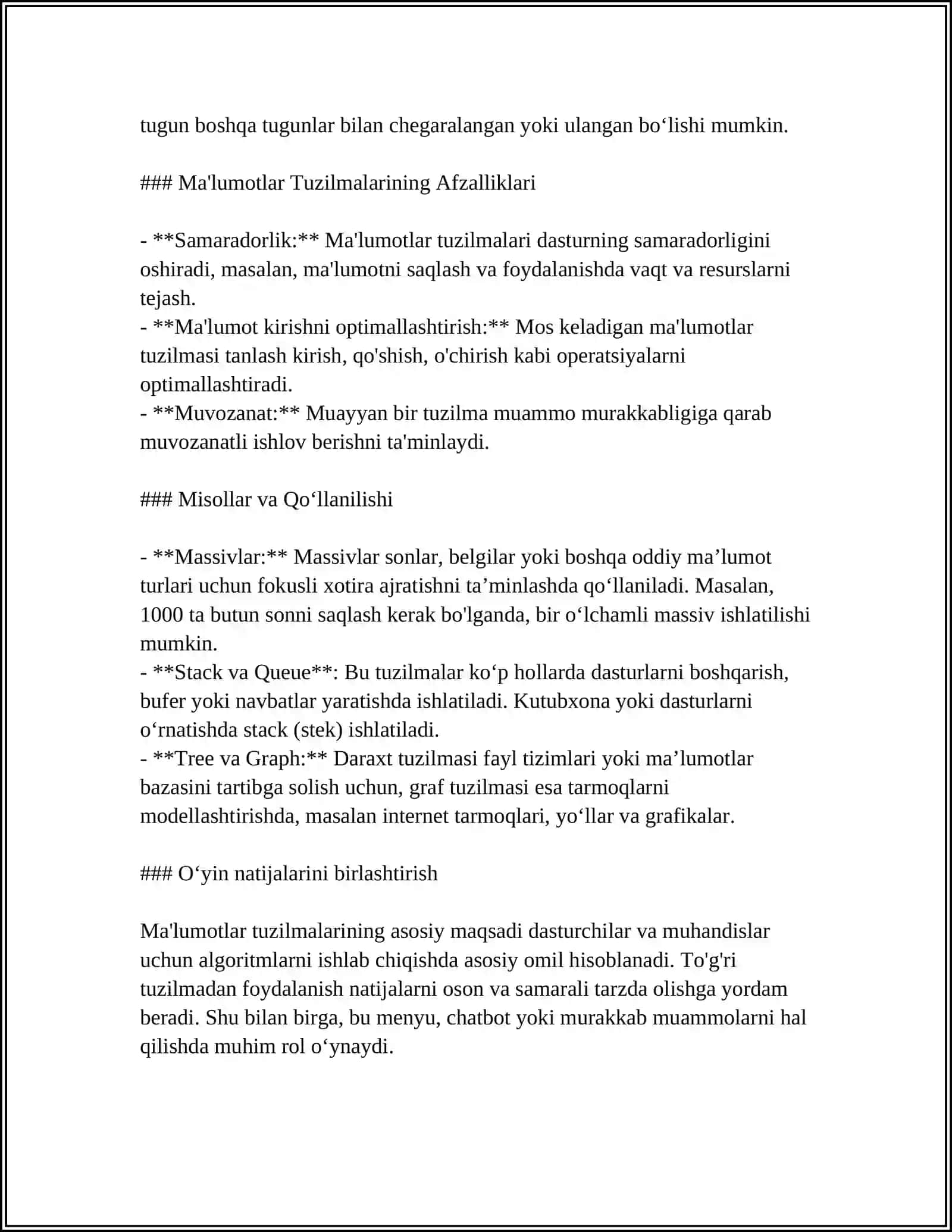 MA'LUMOTLAR TUZILMASI FANIDAN C++ DASTURIDA 3 VA 5 GA BO'LINADIGAN SONNI ANIQLANG 4