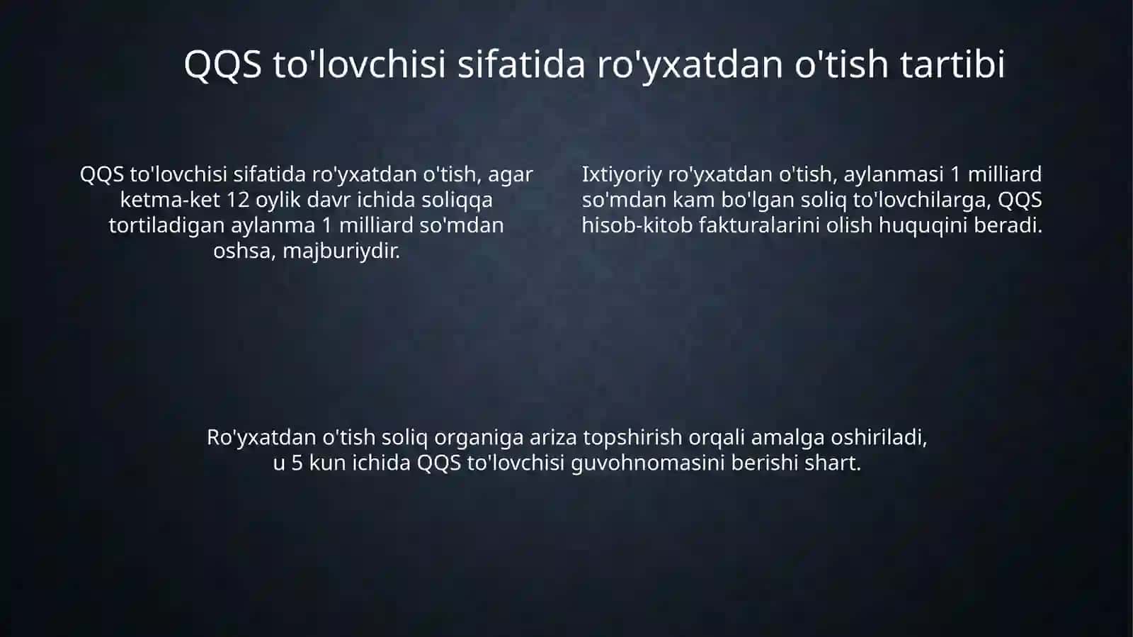 Qo'shilgan qiymat solig'i to'lovchilari, soliq solish obyektiv imtiyozlari 4