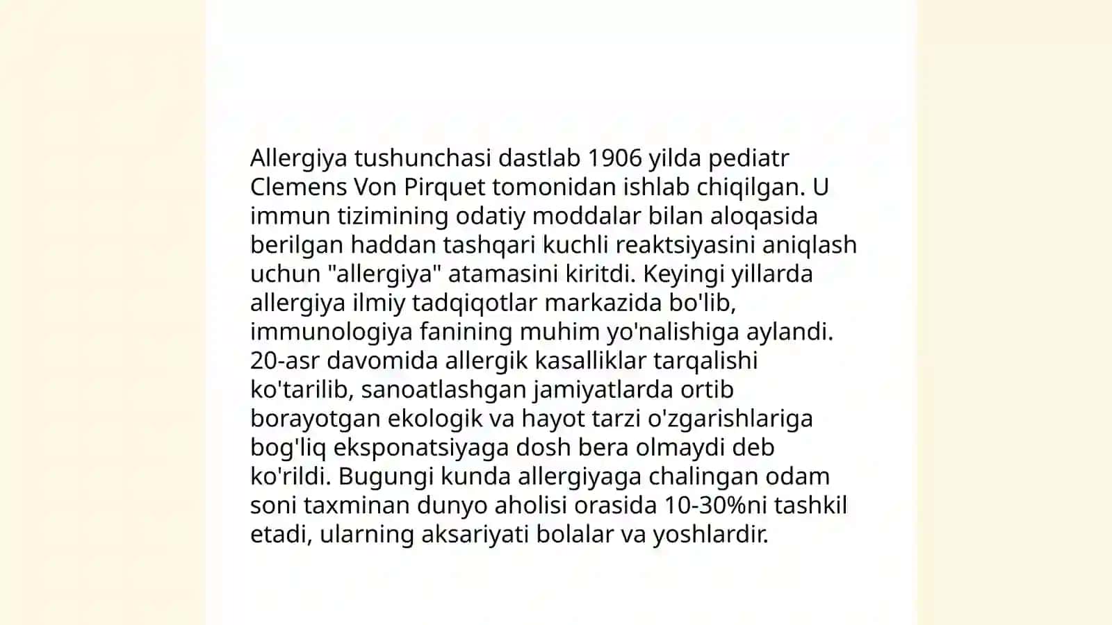 Allergologiya tarixi va rivojlanish etaplari 4