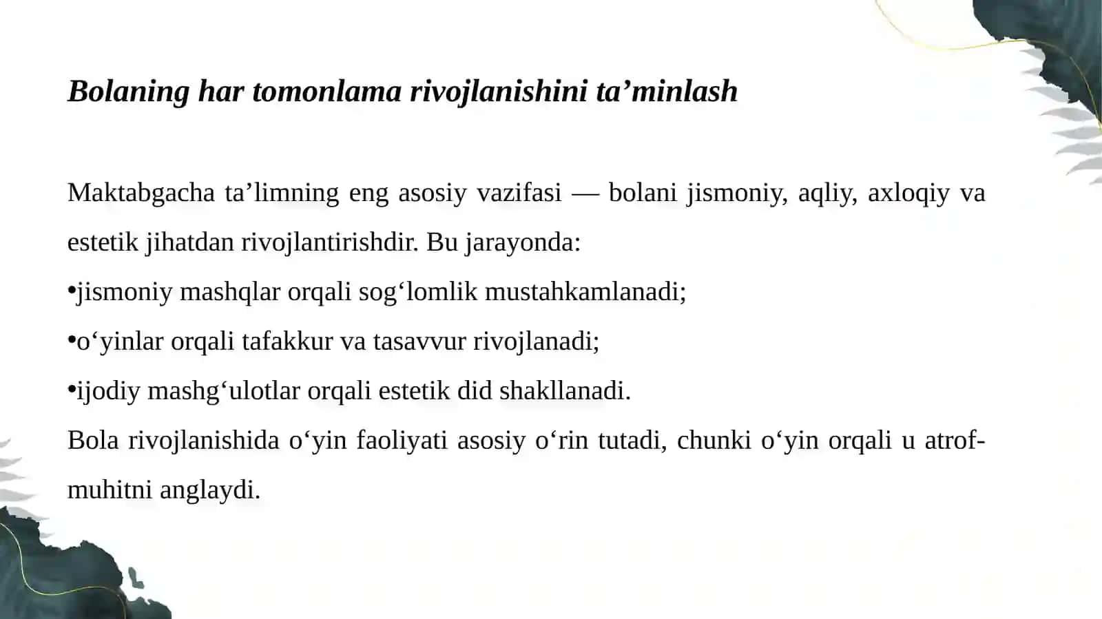 Maktabgachata’limningustuvorvazifalari 4
