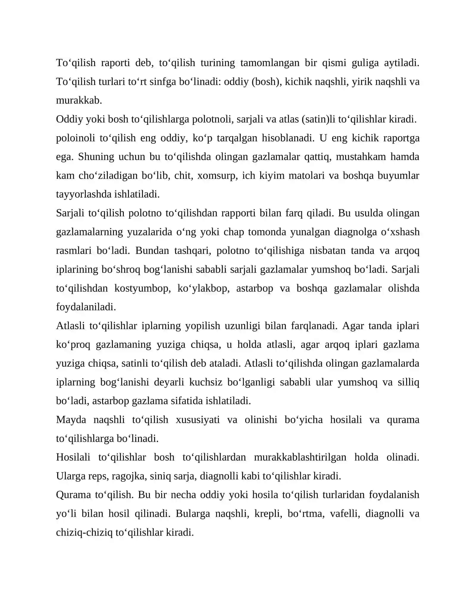 To'qimachilik Tolalari 4