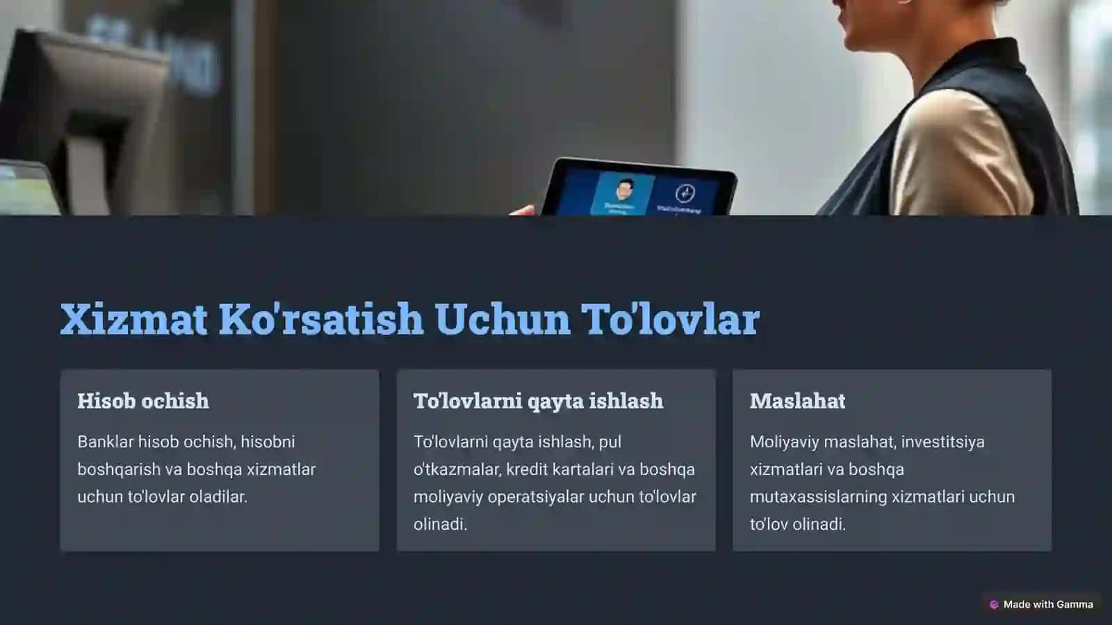 Banklarning Daromad Manbalari 4