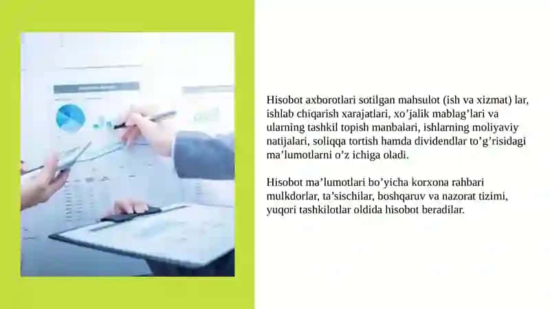 Moliyaviy hisobotlar tahlil qilish 4