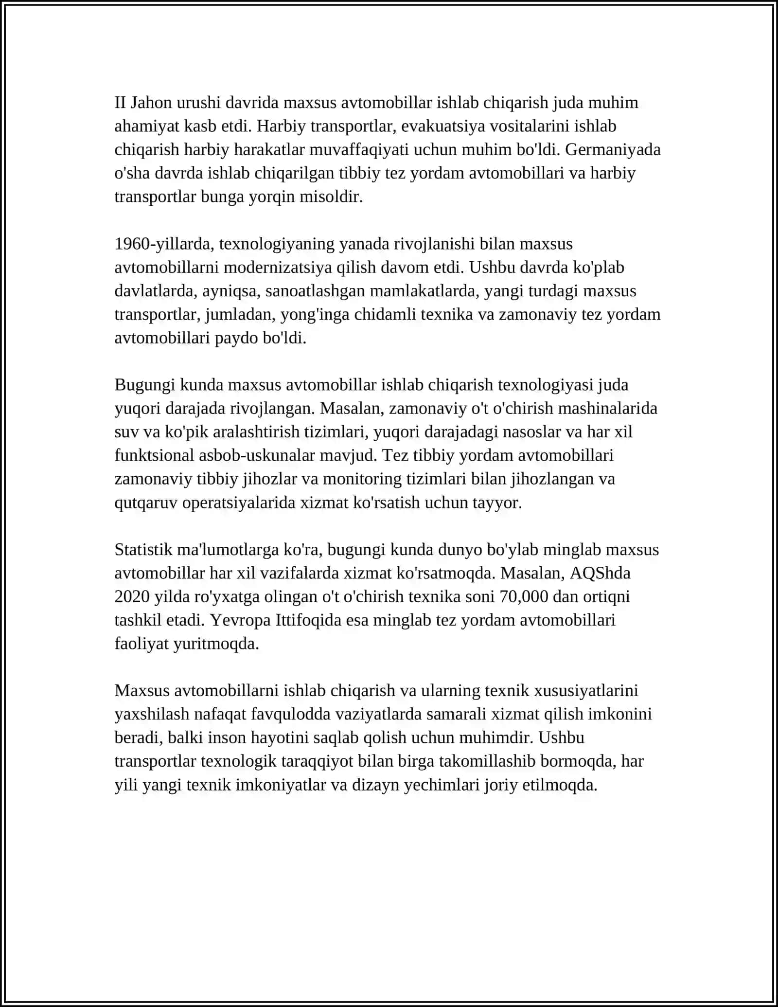 MAXSUS AVTOMOBILLAR 4