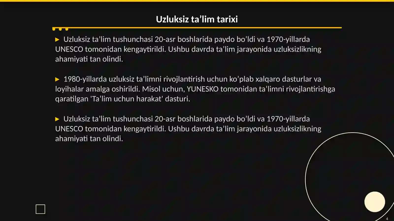 Uzluksiz taʼlim tushunchasi va uning mohiyati 4