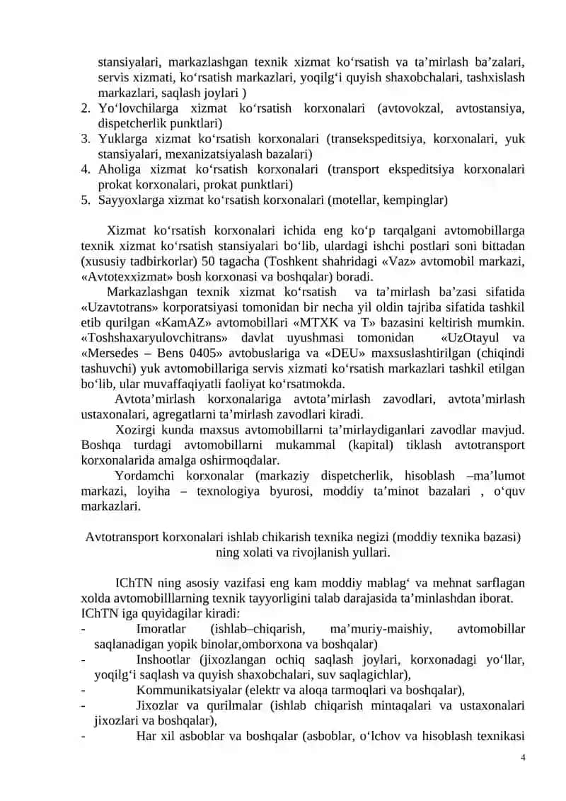 AVTOTRANSPORT KORXONALARI TURLARI VA VAZIFALARI 4