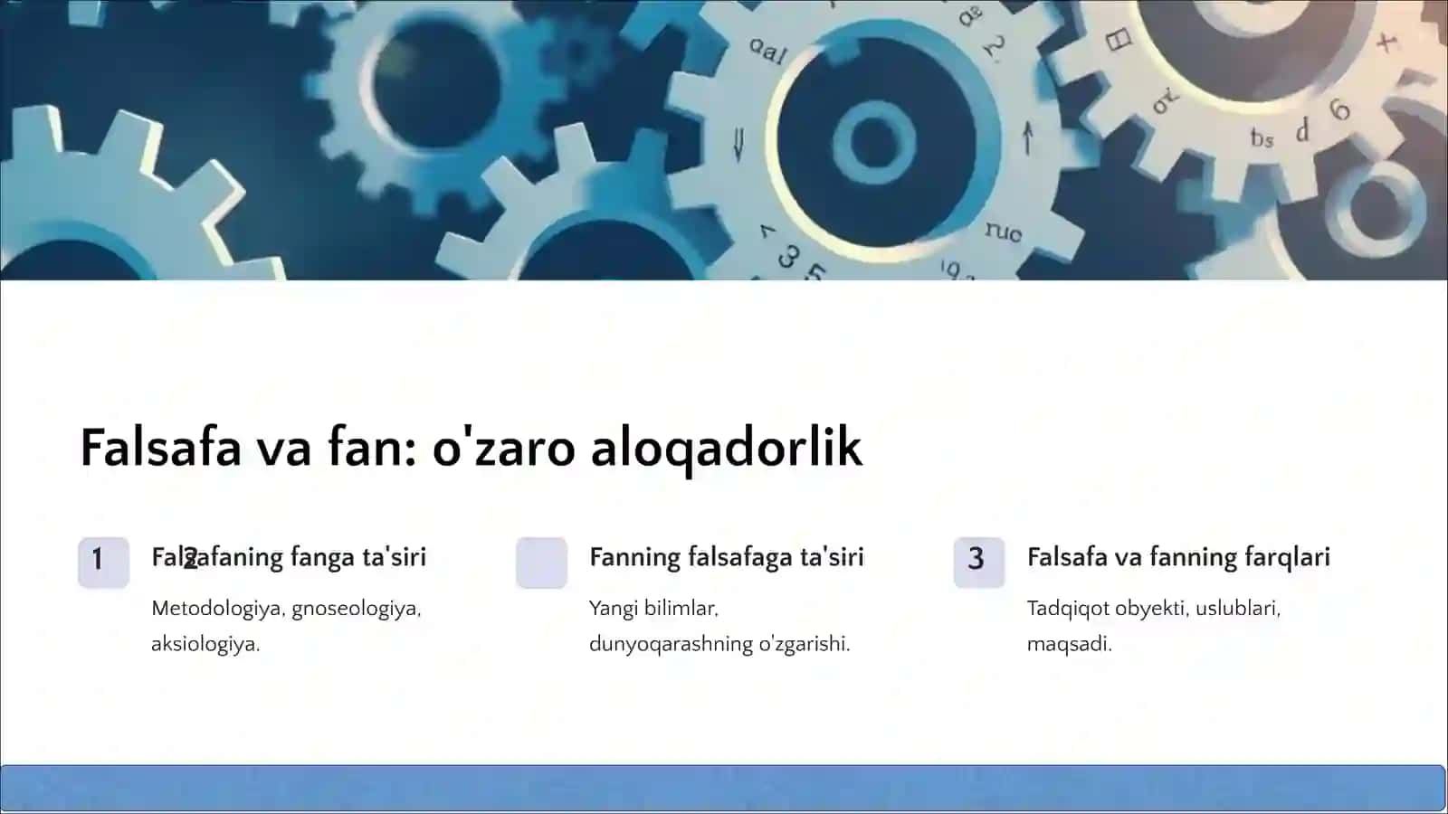 Falsafa fan va dunyoqarash sifatida 4