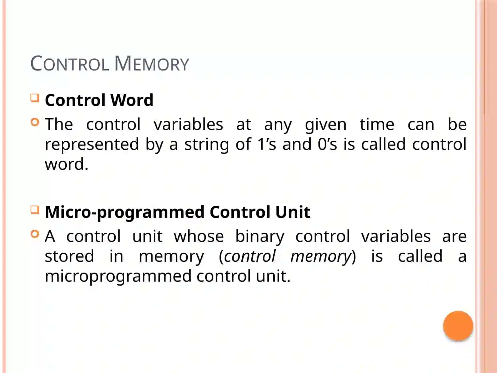 Module 3: DESIGN OF CONTROL UNIT 4