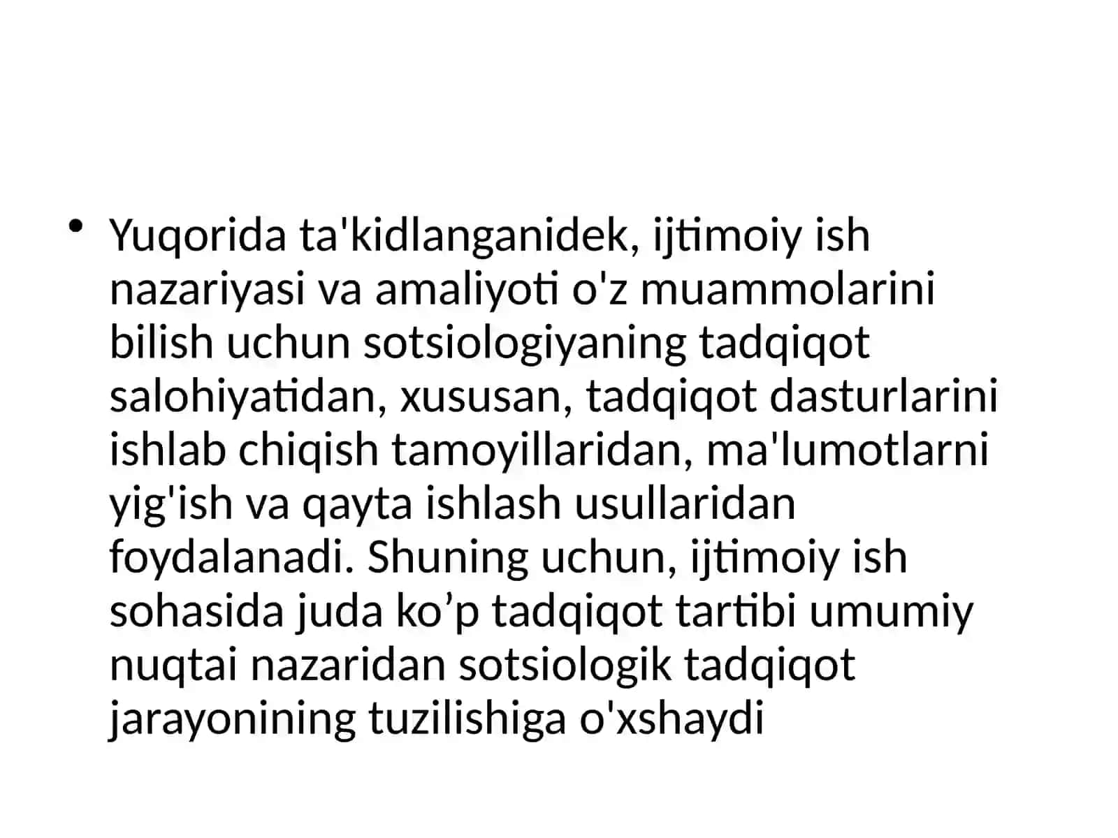 Ijtimoiy soha ilmiy tadqiqot bosqichlarining tarkibi va mazmuni 4