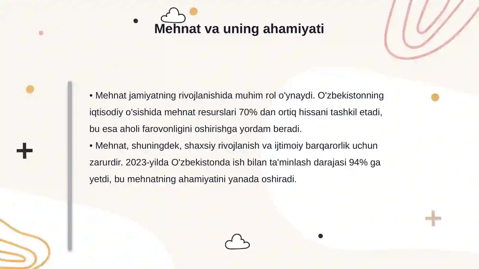 Mehnat va unumdorligini tashkil qilish 4