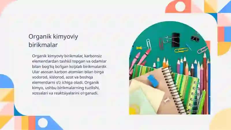 Kimyoviy birikmalarning muhim sinflari haqida malumot 4