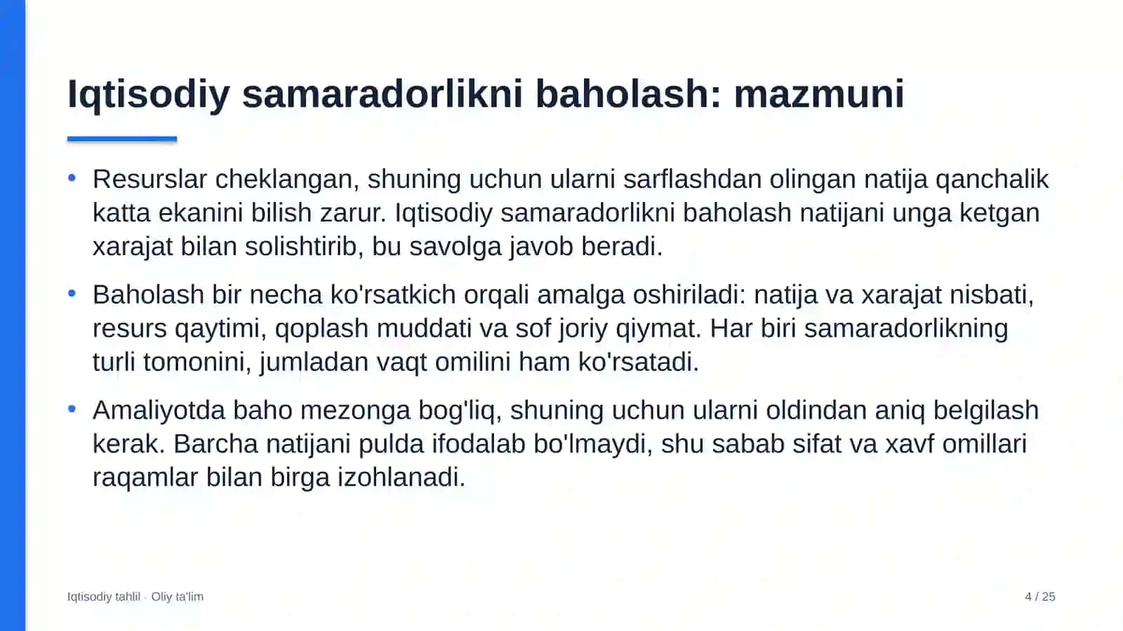 bolalar shifoxonalarida iqtisodiy samaradorlikni baholash 7209 4