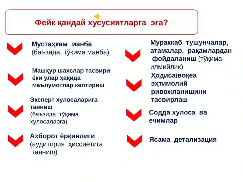 Замонавий фейк турлари 4