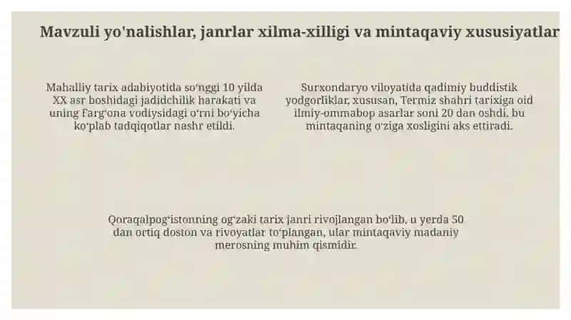 O‘zbekistonda o‘lkashunoslik adabiyotlarining nashr qilinishi (tahlili) 4