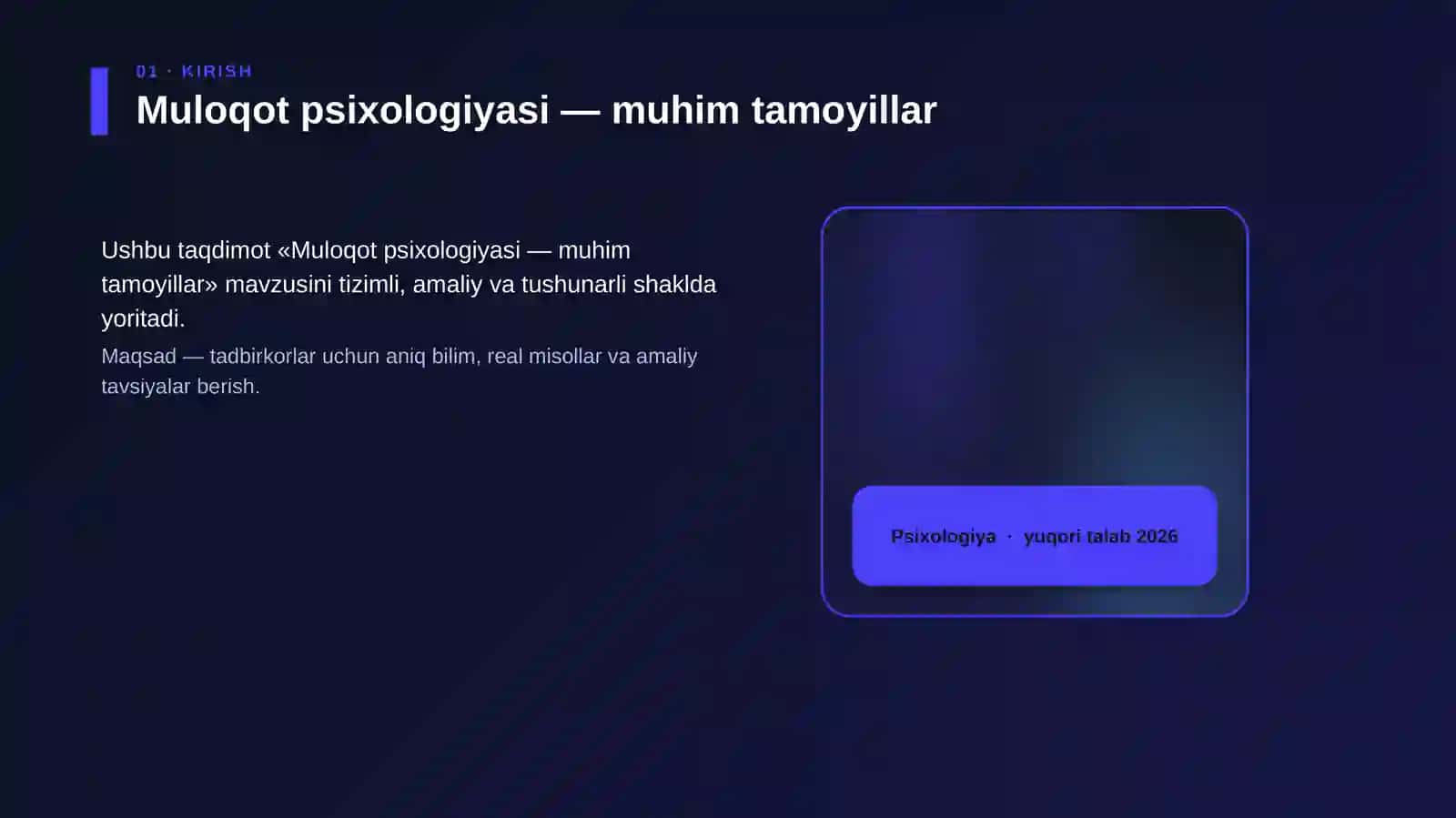 Muloqot psixologiyasi — muhim tamoyillar 4