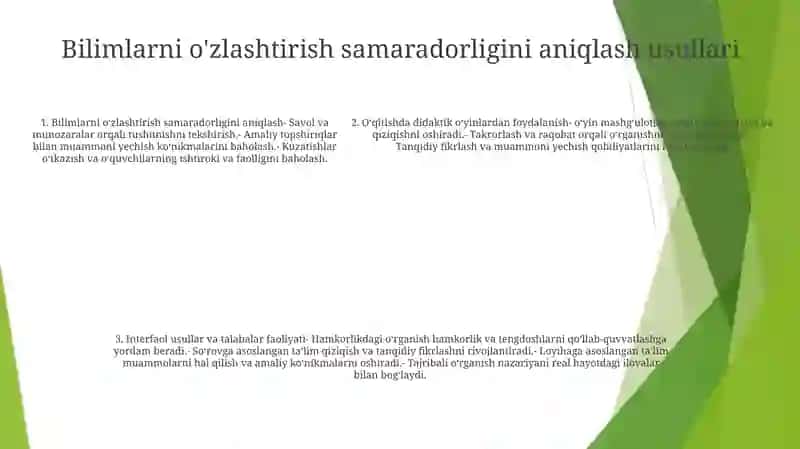Didaktik OʻYin Metodidan Foydalanish 4