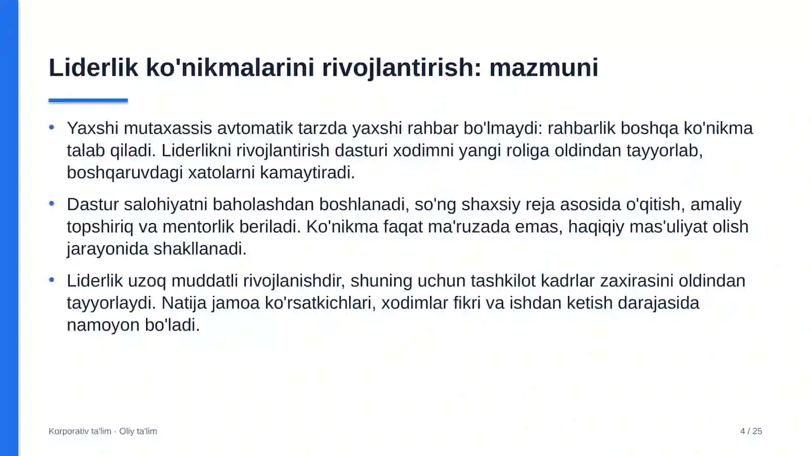 Animatsiya studiyalarida liderlik ko'nikmalarini rivojlantirish 4