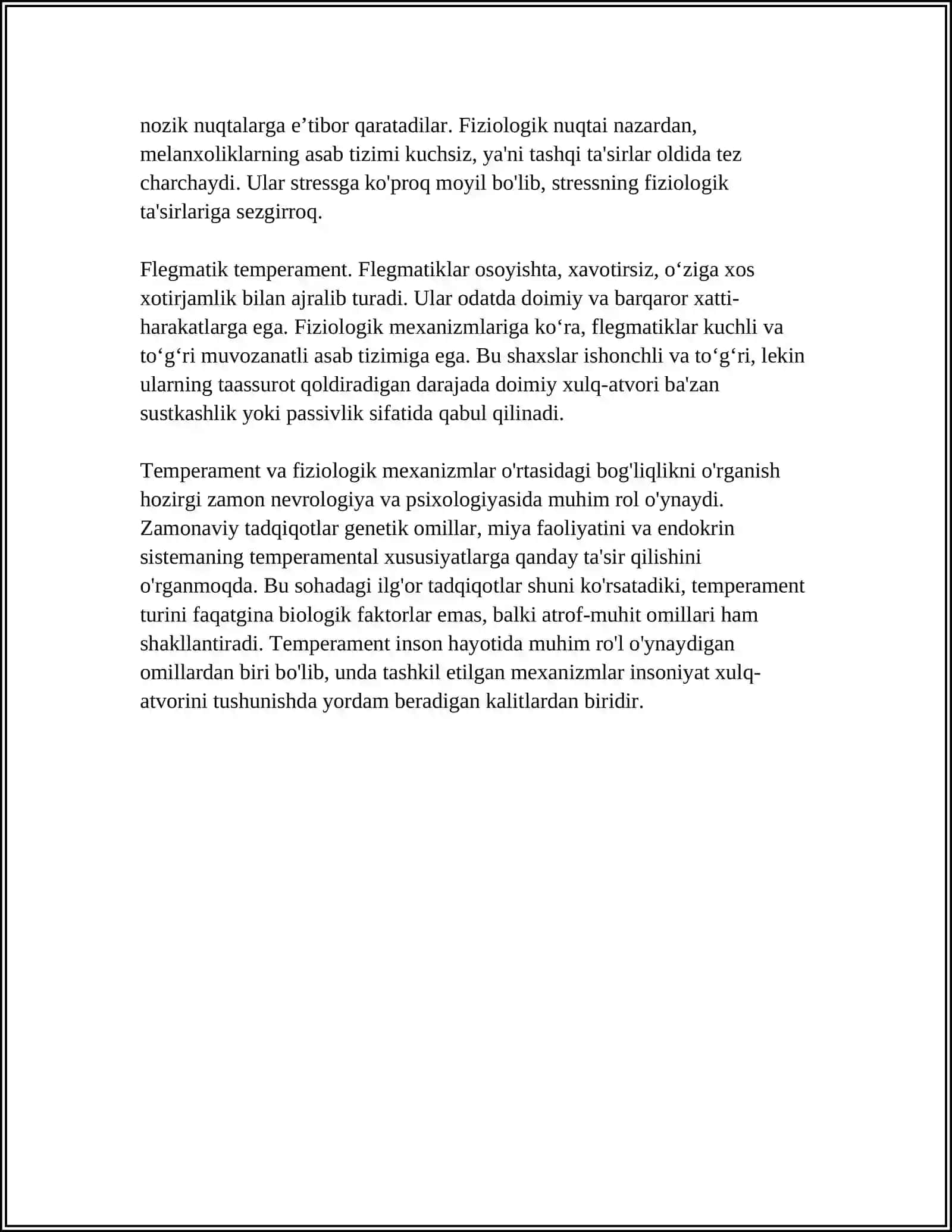 TEMPERAMENTNING FIZIOLOGIK ASOSLARI 4