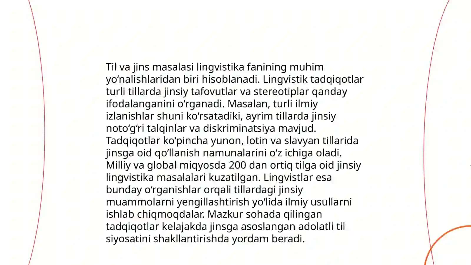 Til va jins munosabati 4