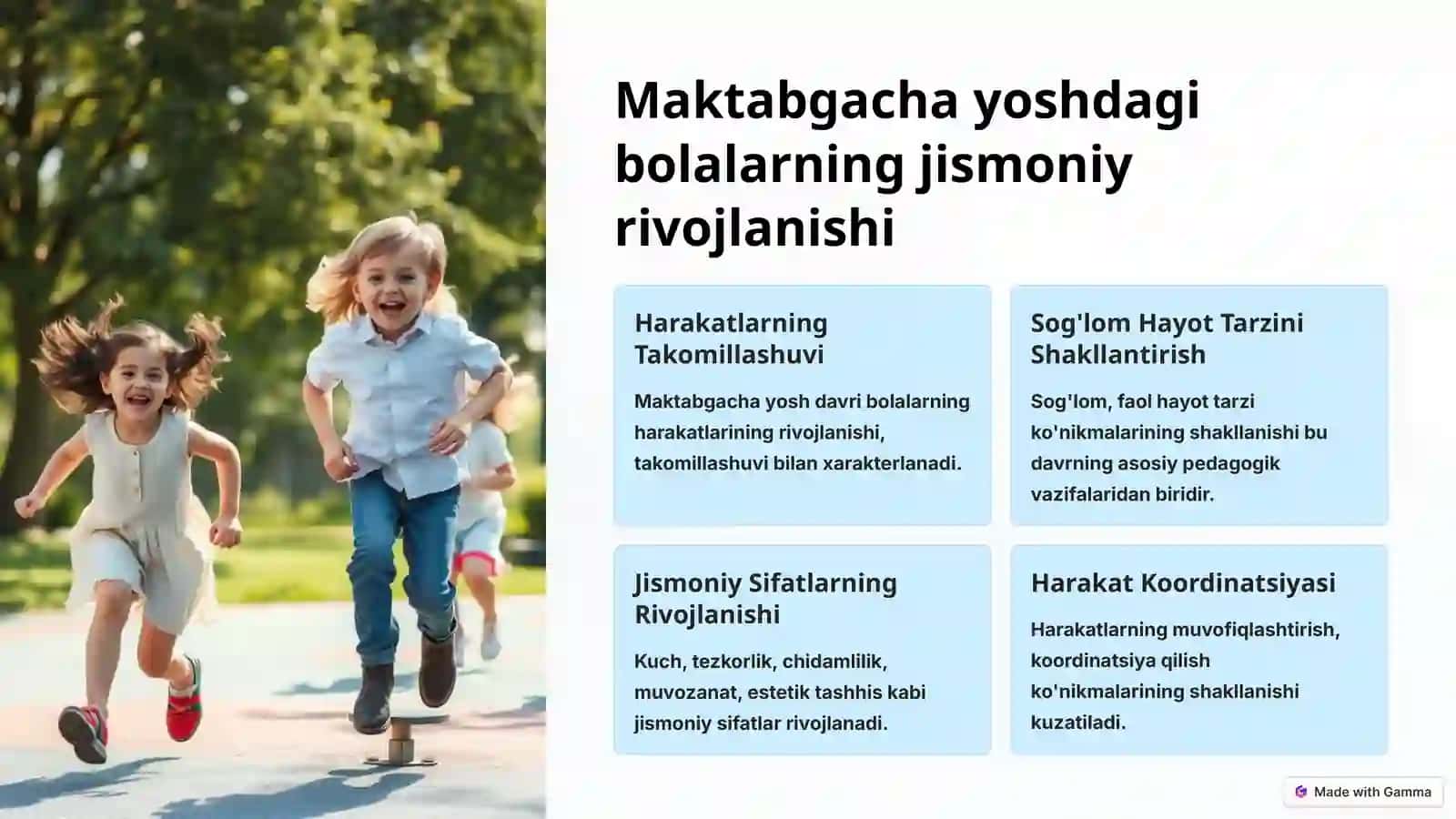 Ma'ktabgacha ta'lim davrining pedagogik va psixologik xususiyatlari 4