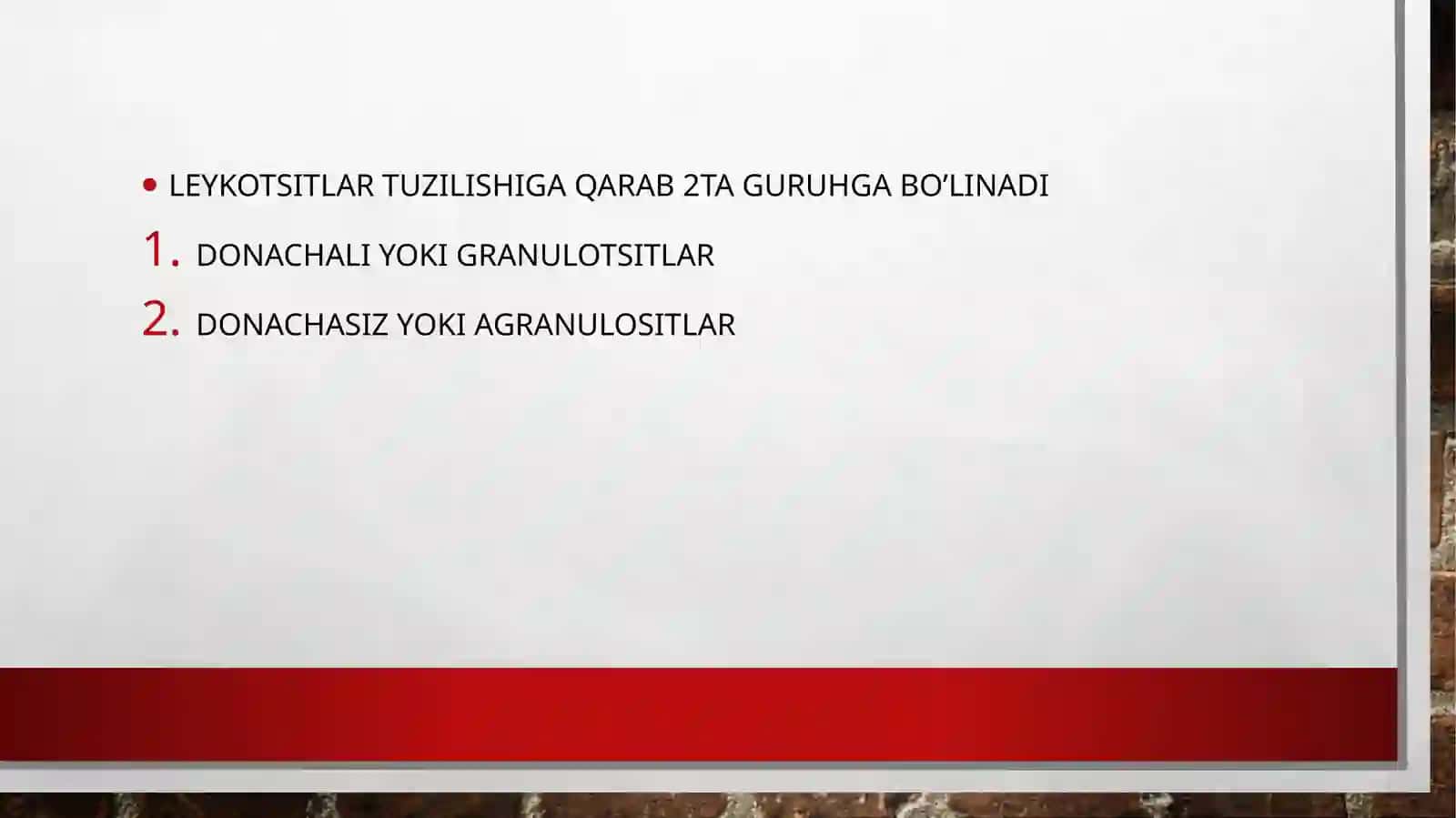 Leykotsitlar va ularning turlari 4