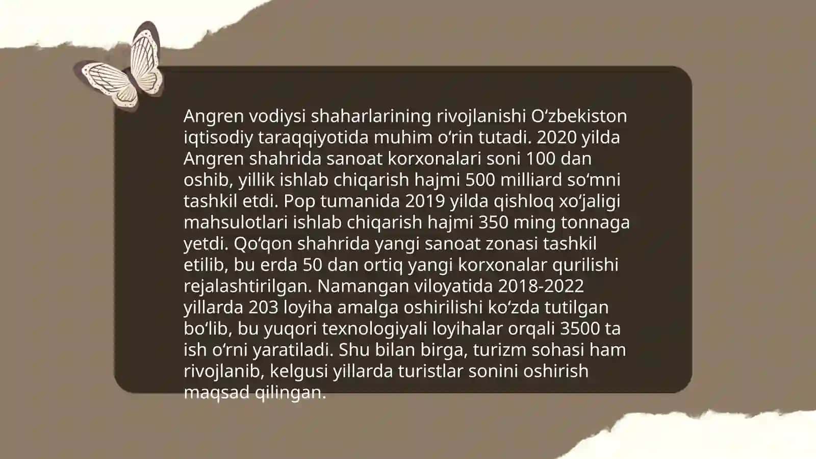 Chirchiq va Angren vodiysi órta asr shaharlar uzbanizatsiyasi 4