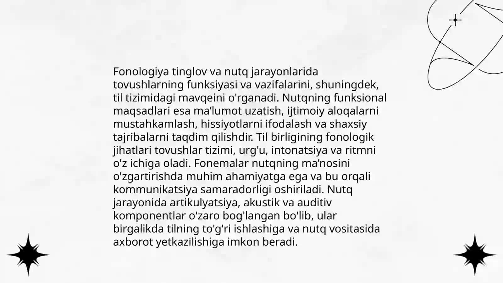 Pragalingvistik maktabi taʼlimotida fonologiyaning oʻrni 4