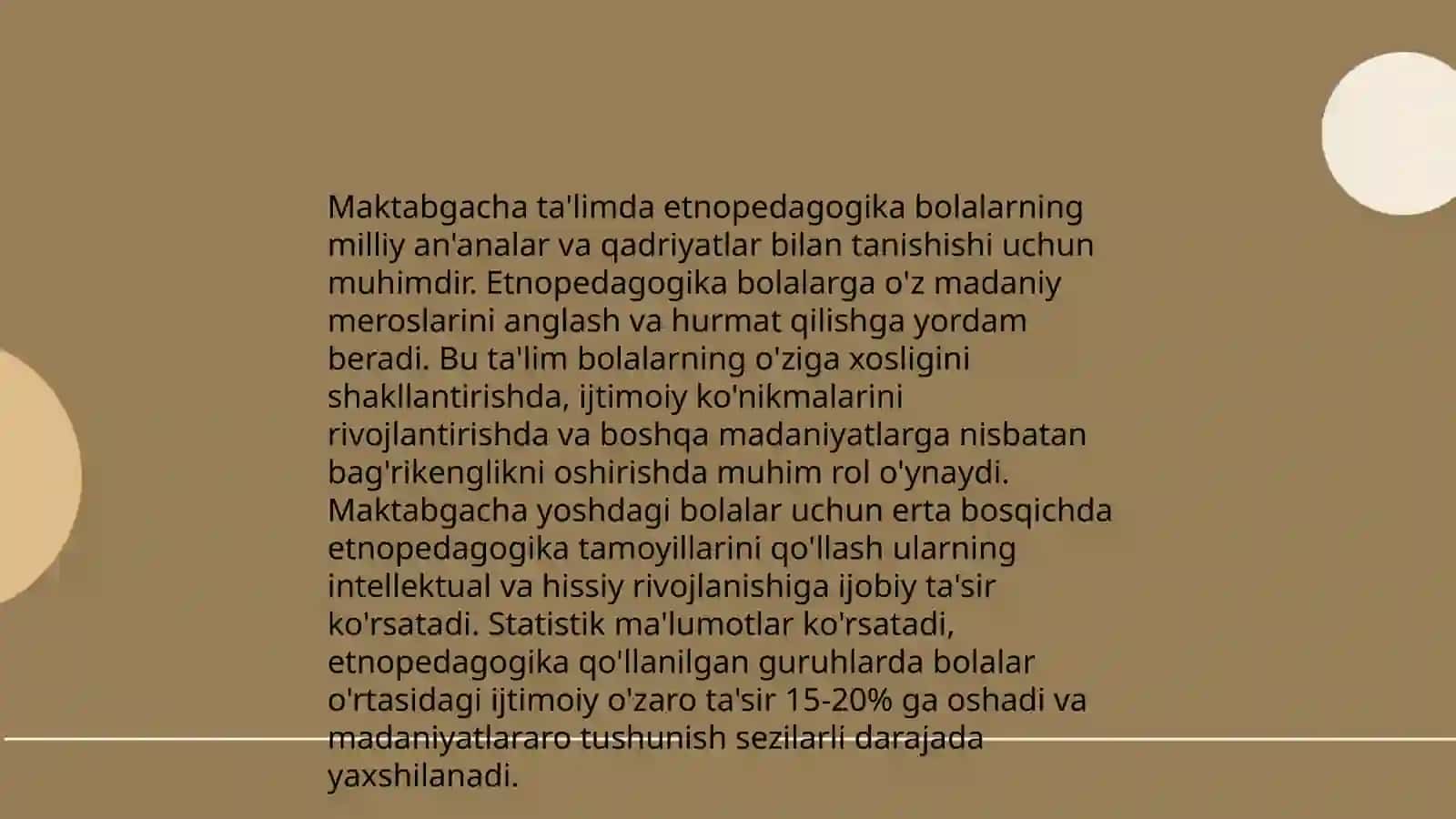 Aqliy huquqiy mehnat tarbiyasi hamda bolalar o'yinlarini tashkil etishda maktabgacha ta'lim etnopedagogikasining o'rni 4