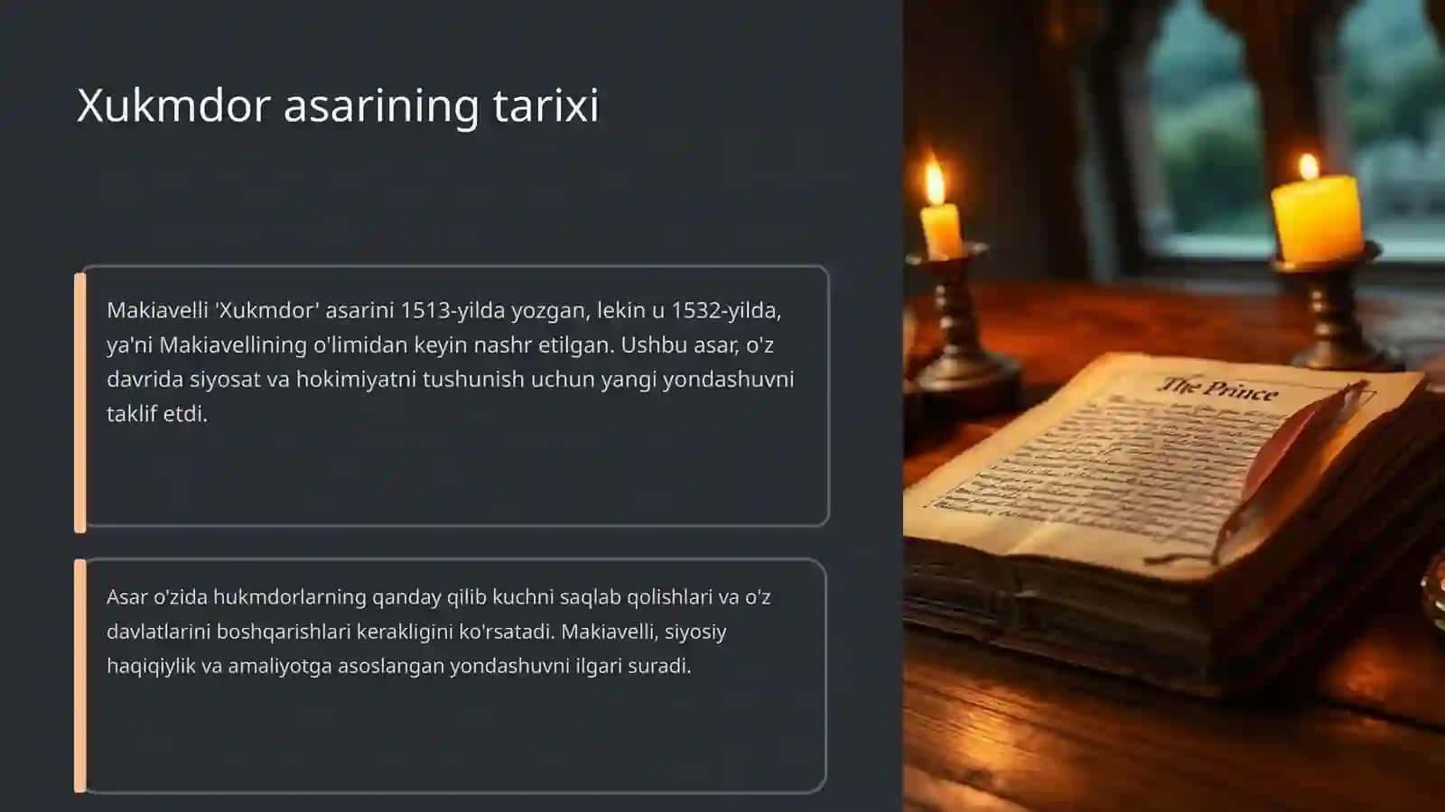 Makiavellining Xukmdor asari 4