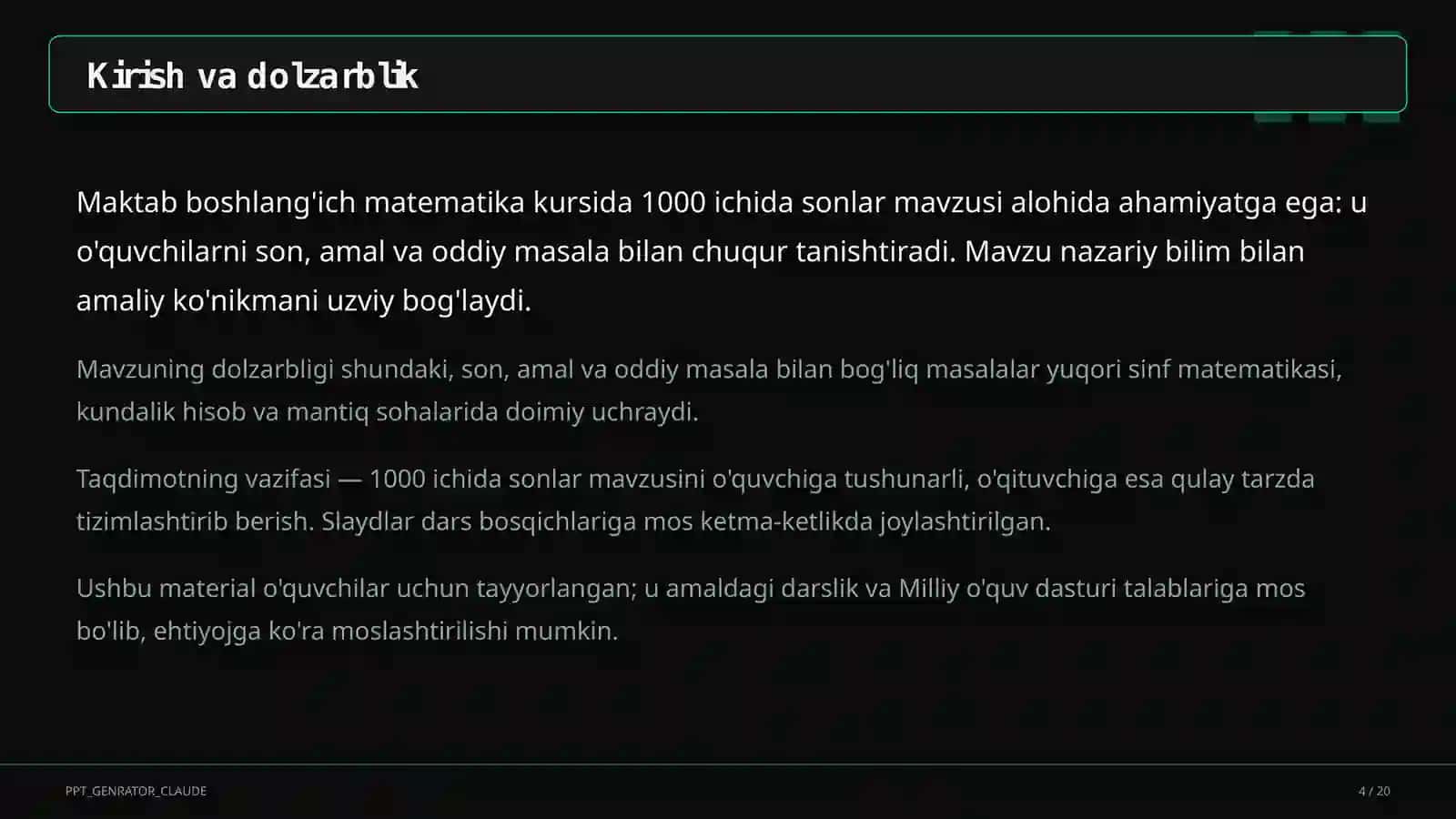1000 ichida sonlar (3-sinf) 4