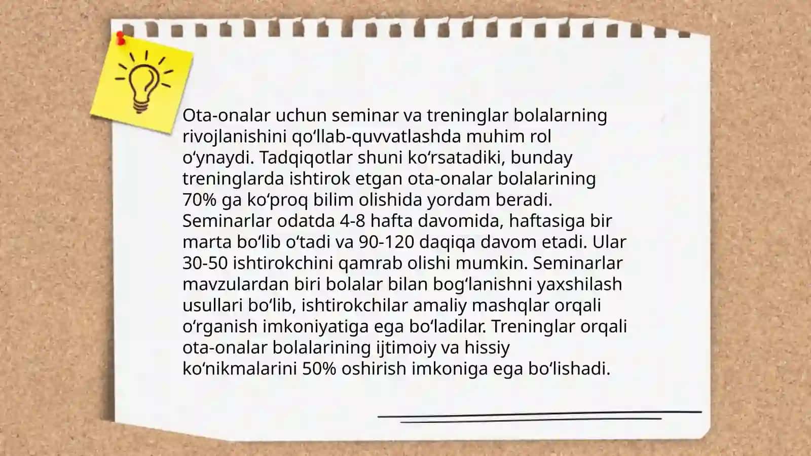 Taʼlim muassasasining ota-onalar va jamoatchilik bilan guruh tarzdagi ishlash shakllari 4