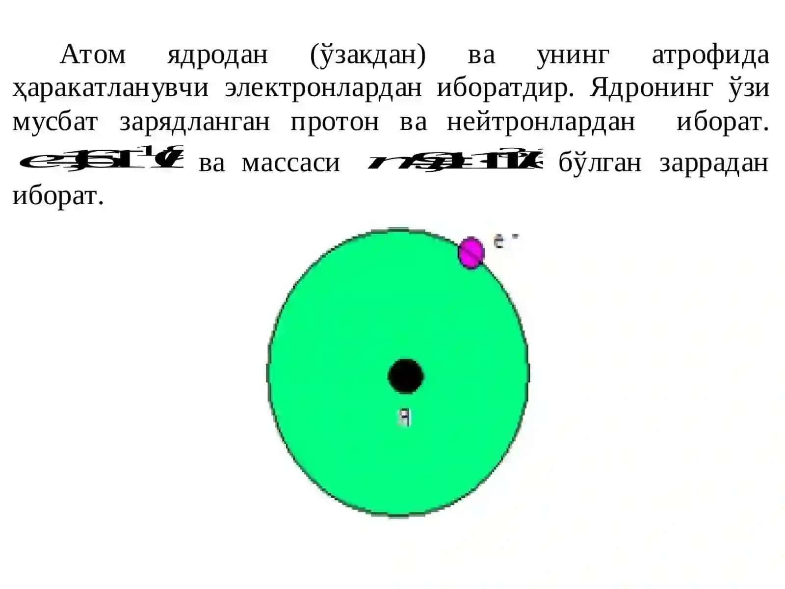 Vodorod atomining Bor nazariyasi 4