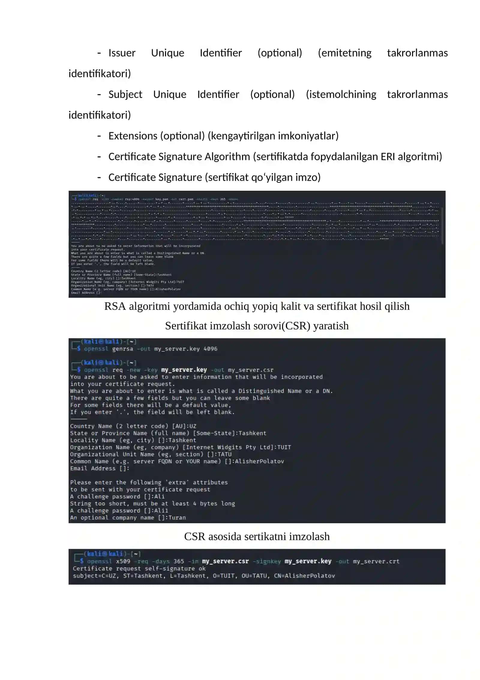 Kriptografik protokollar /1 amaliy ish 4