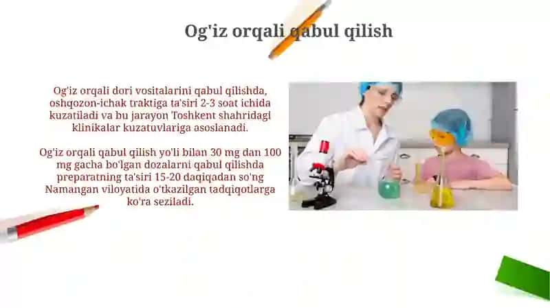 Dori moddalarni organizmga yuborish yoʻllari 4