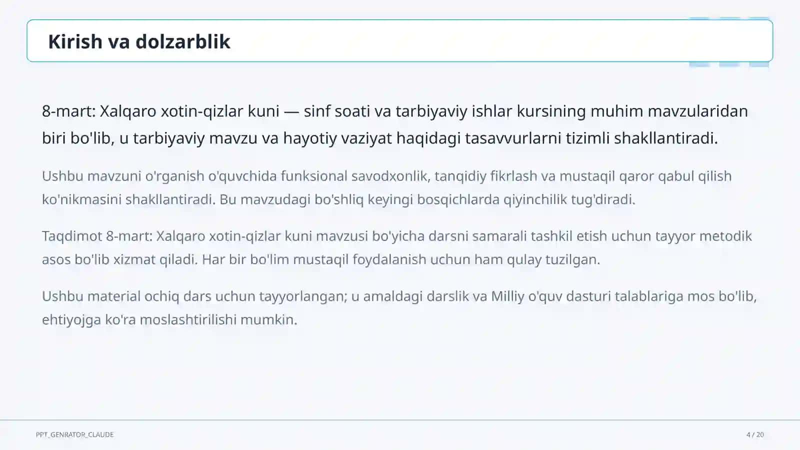 Xalqaro xotin-qizlar kuni 4