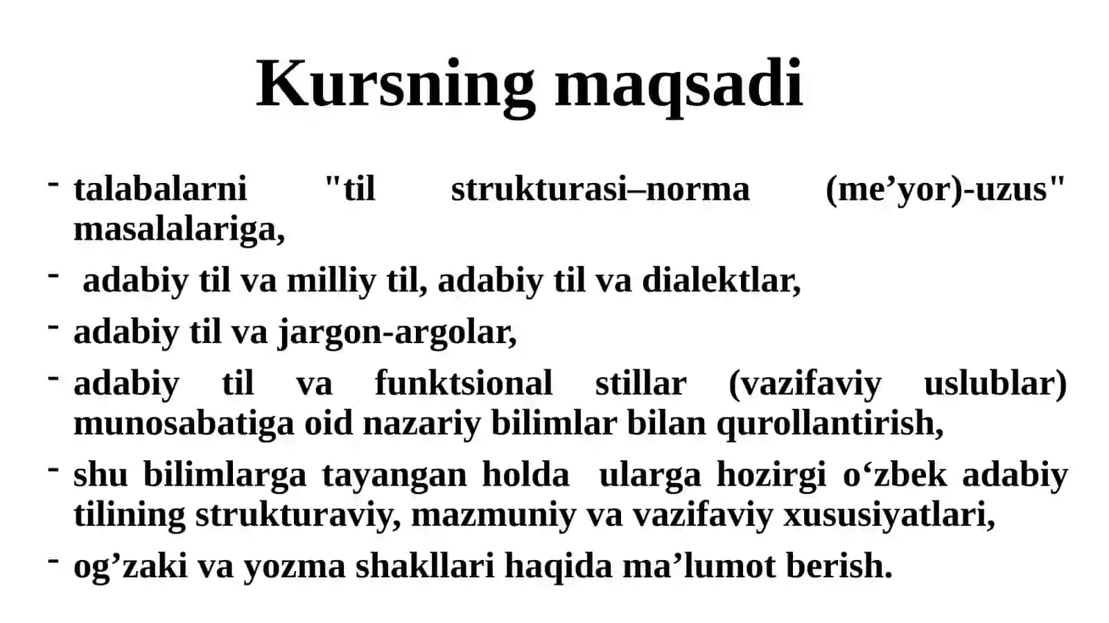 Hozirgi o‘zbek adabiy til 4