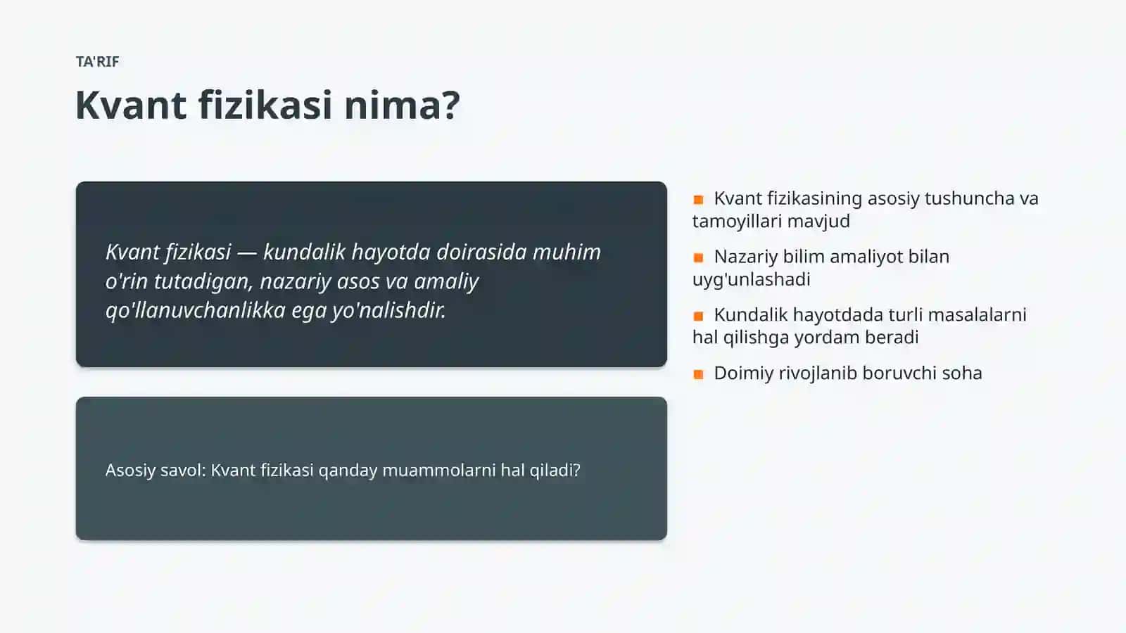 Kvant fizikasi 4