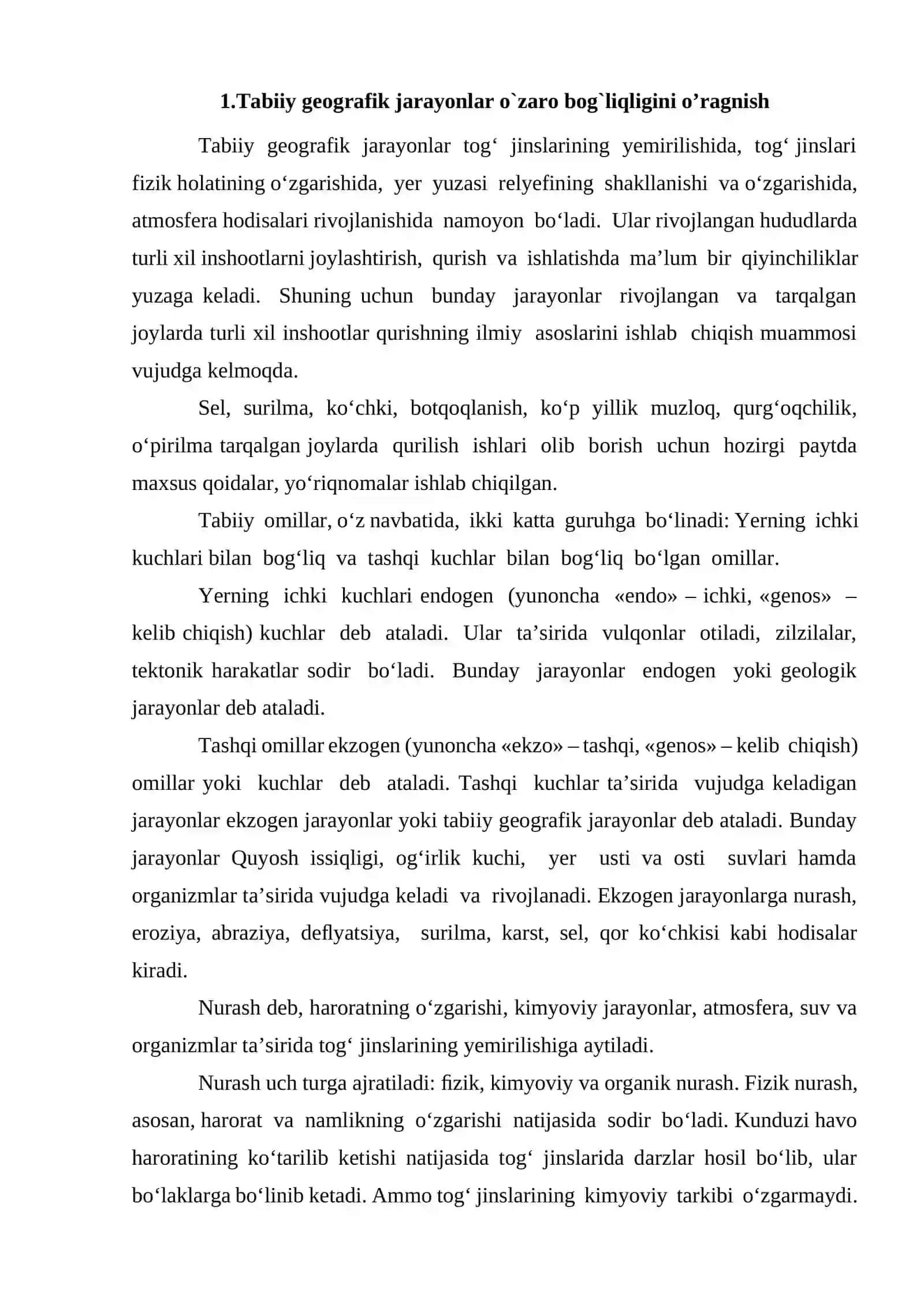 Tabiiy geografik jarayonlar 4