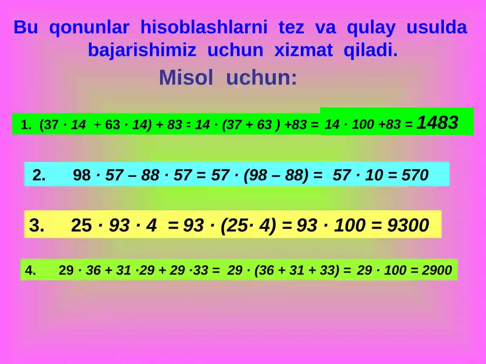 MATEMATIKA FANI O`QITUVCHISI 4